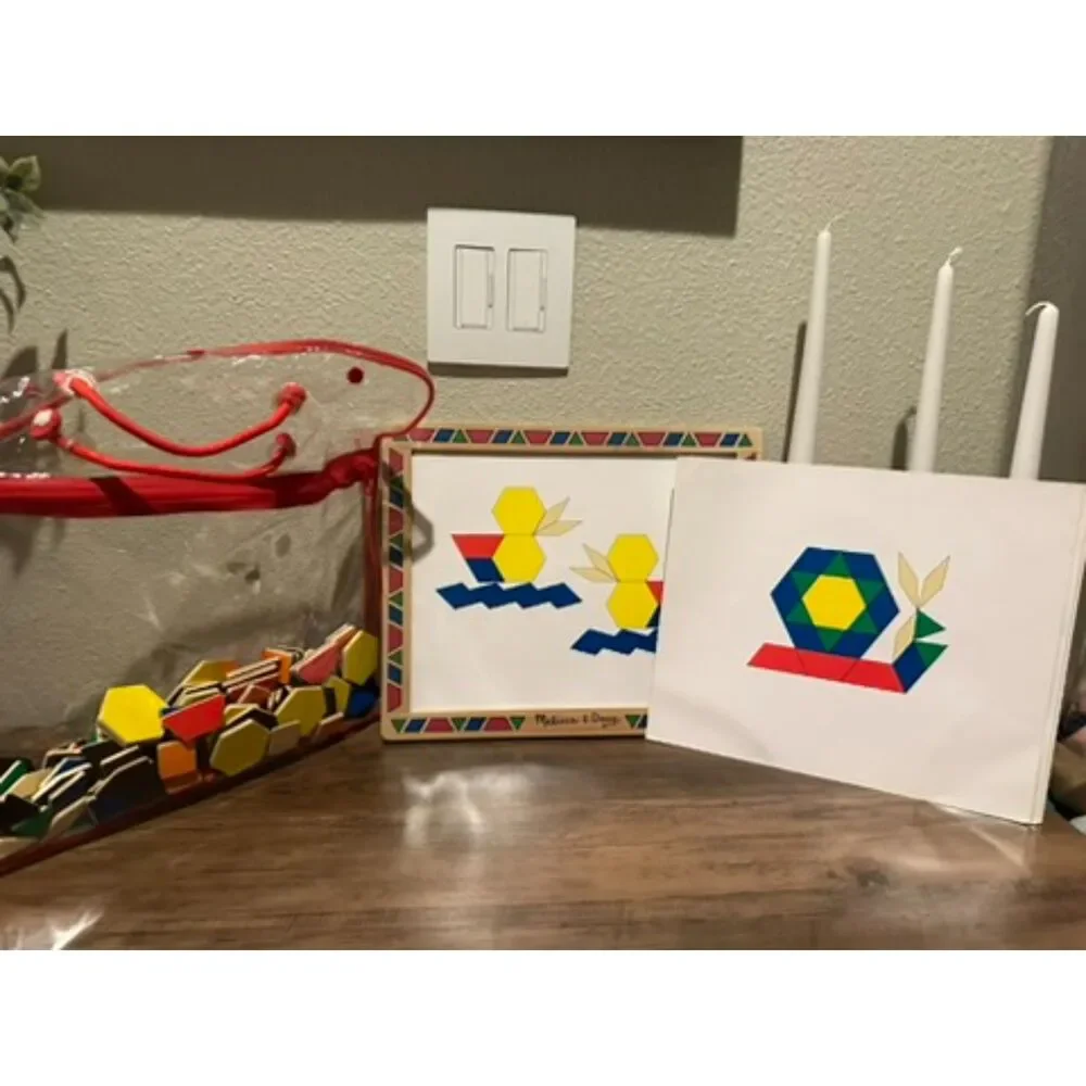 Melissa Doug Magnetic Pattern Block Kit
